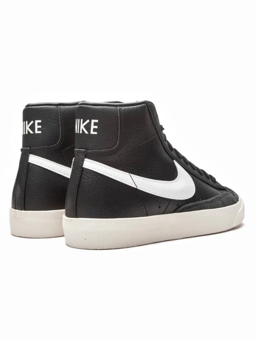 Nike Blazer Mid High-Top Sneakers in Black & White Like New